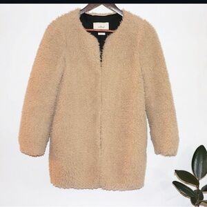 Wilfred Beige Teddy Jacket
